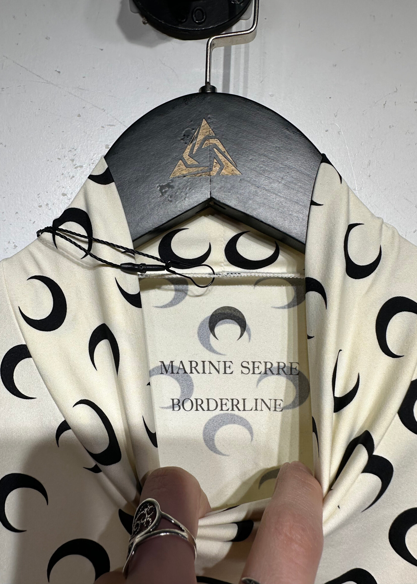 Marine Serre Moon Print Cream LS L