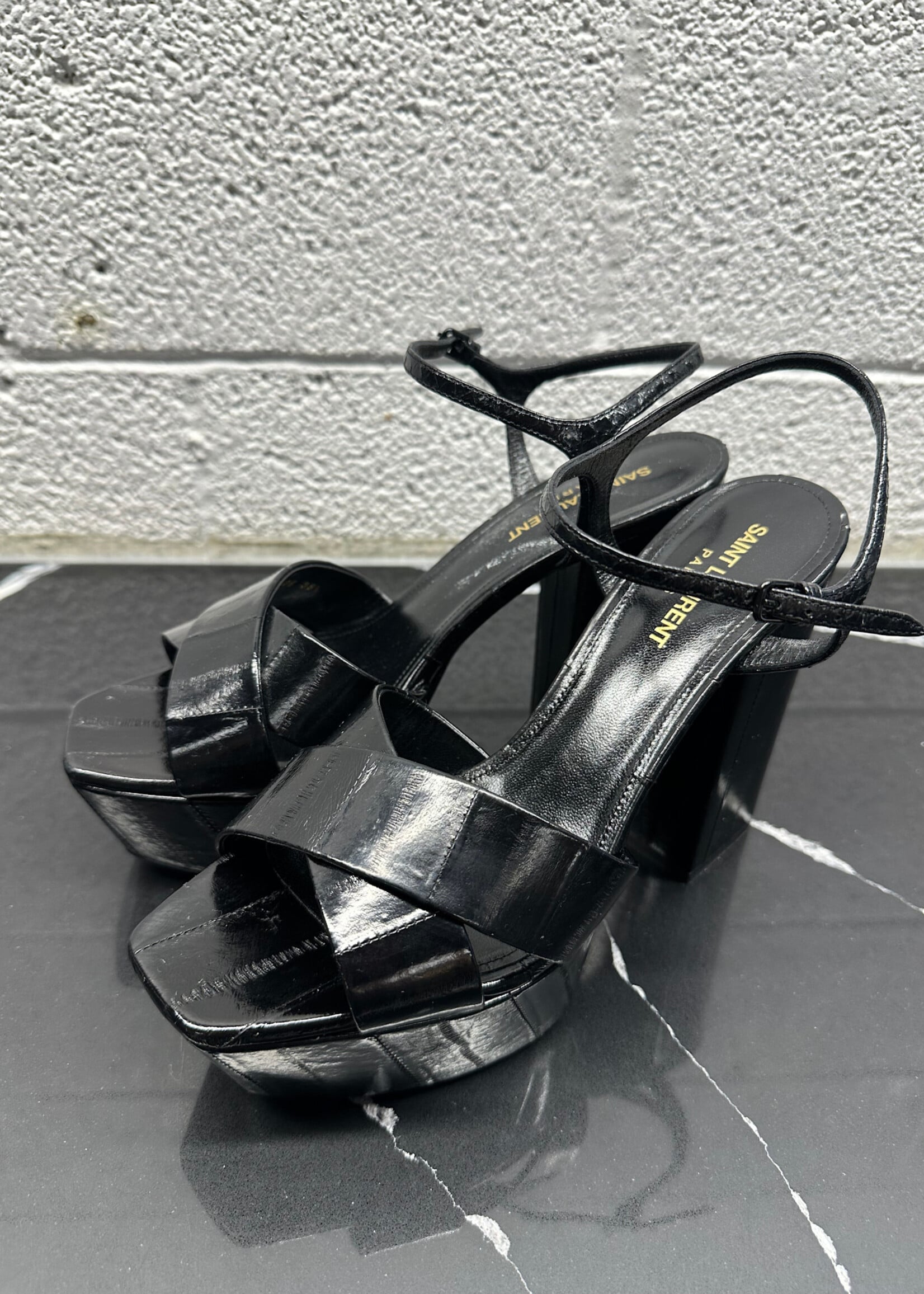 Saint Laurent Farrah Platform Heels 39.5/8.5