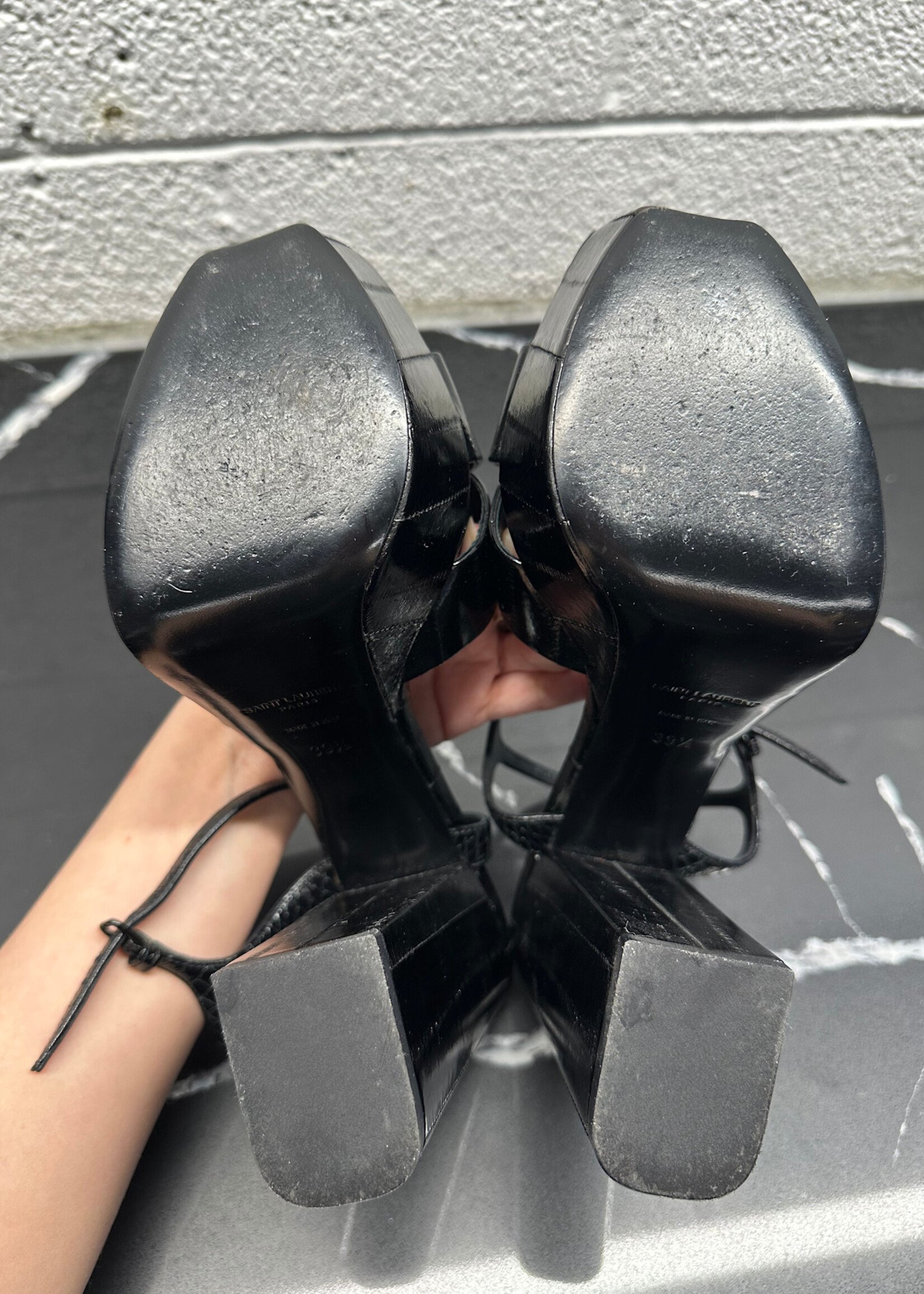 Saint Laurent Farrah Platform Heels 39.5/8.5