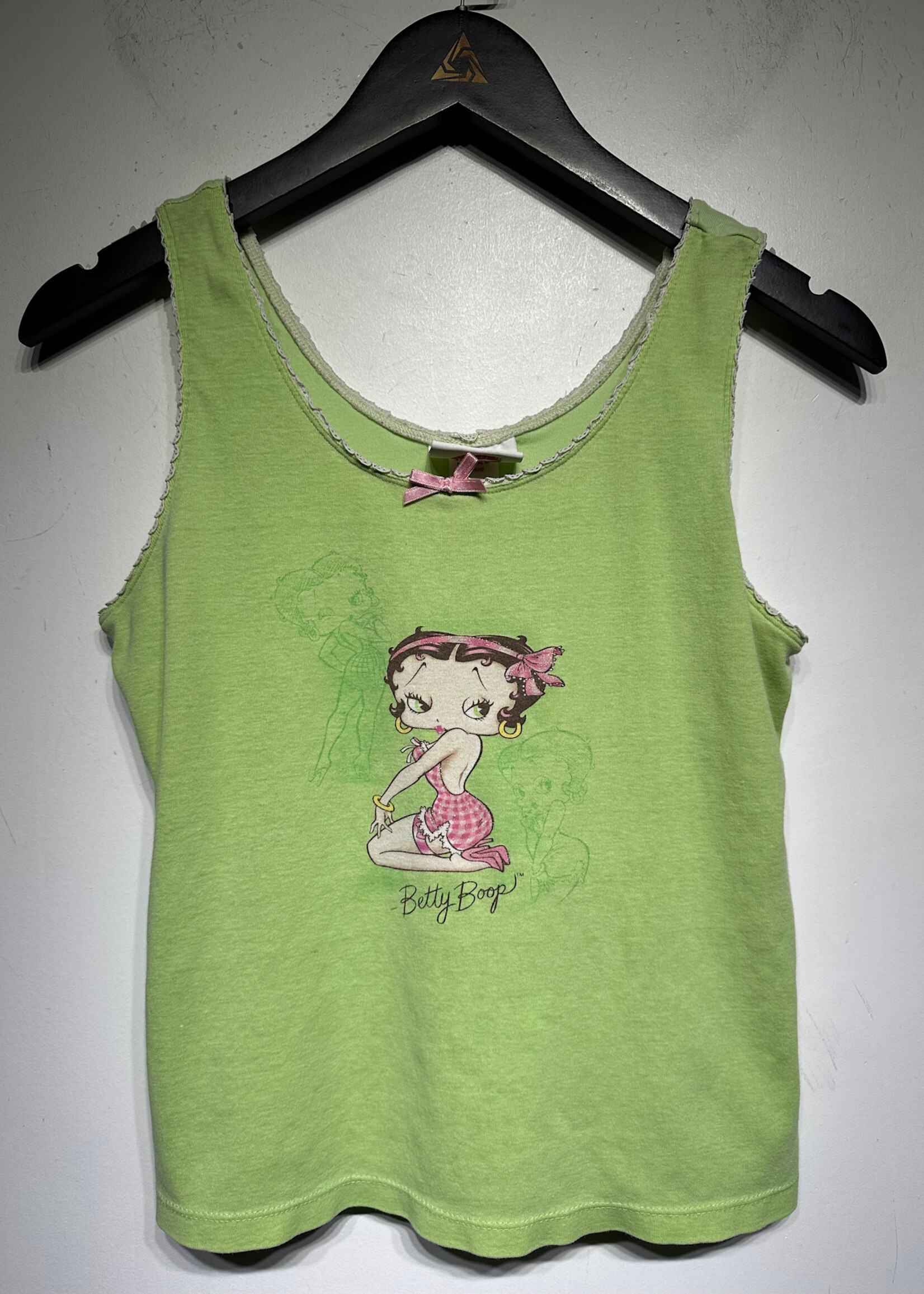 French Jenny Y2K Green Betty Boop Tank M