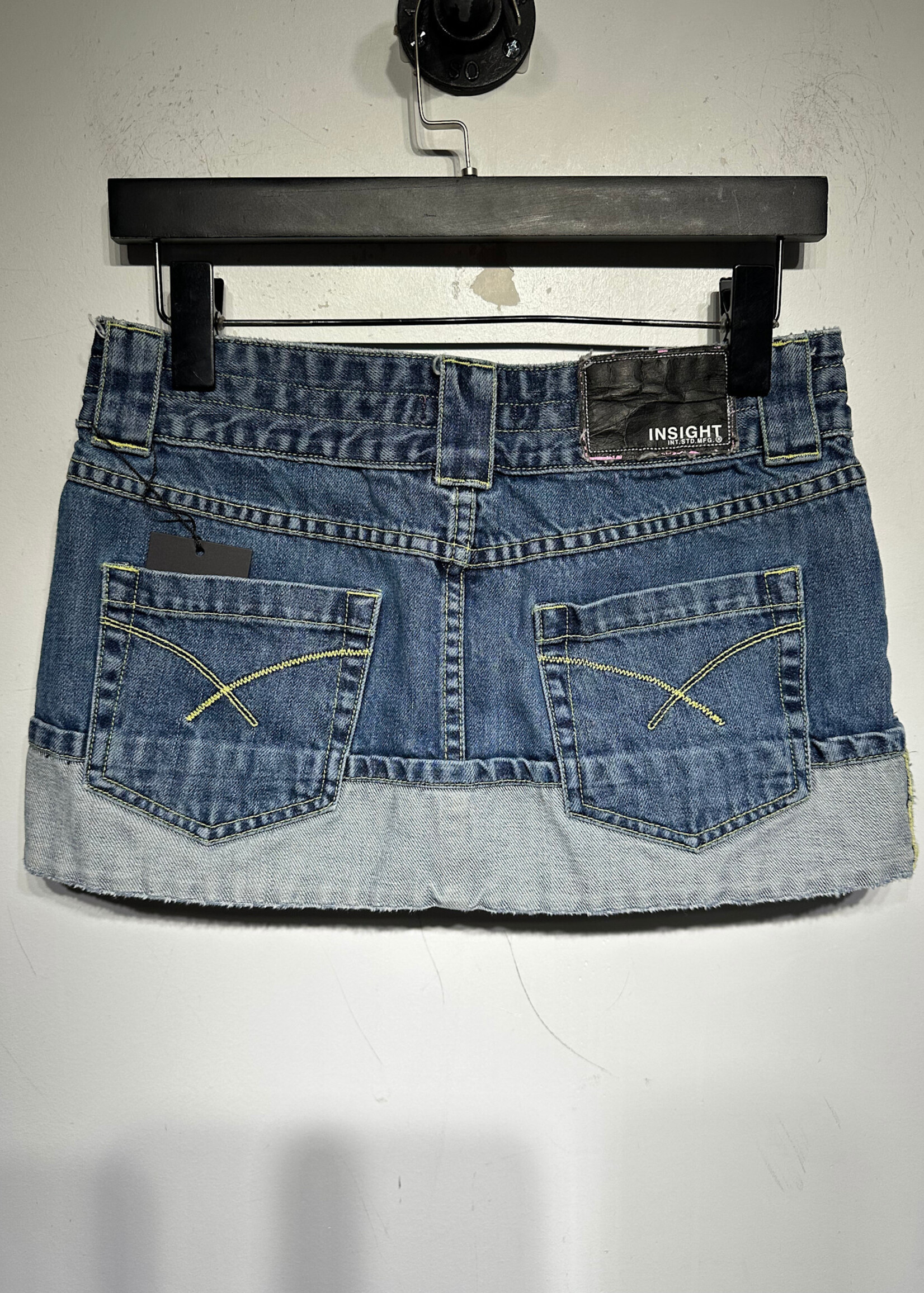 Insight Y2K Folded Hem Mini Skirt 27