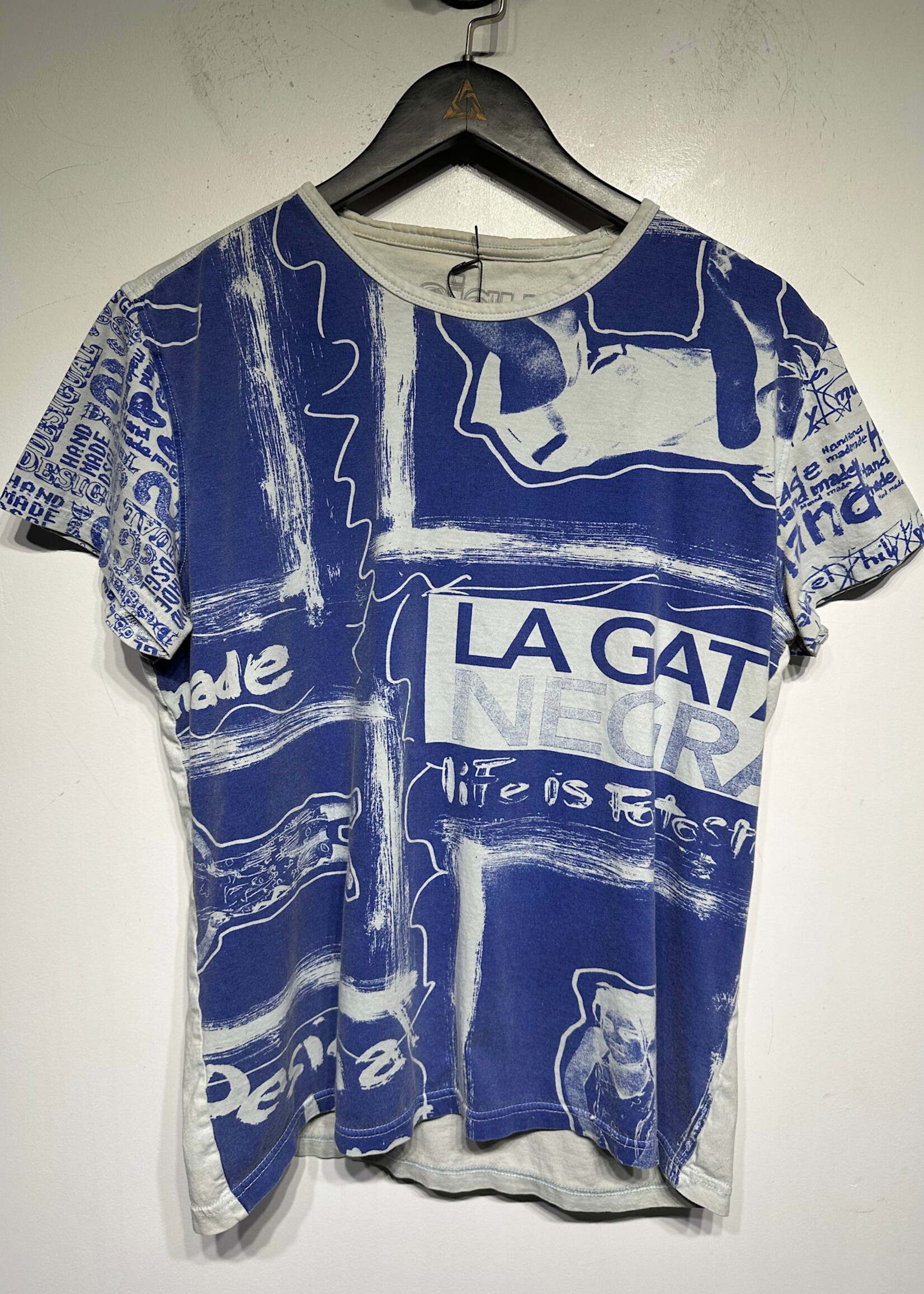 Desigual Blue AOP Tee Masc L