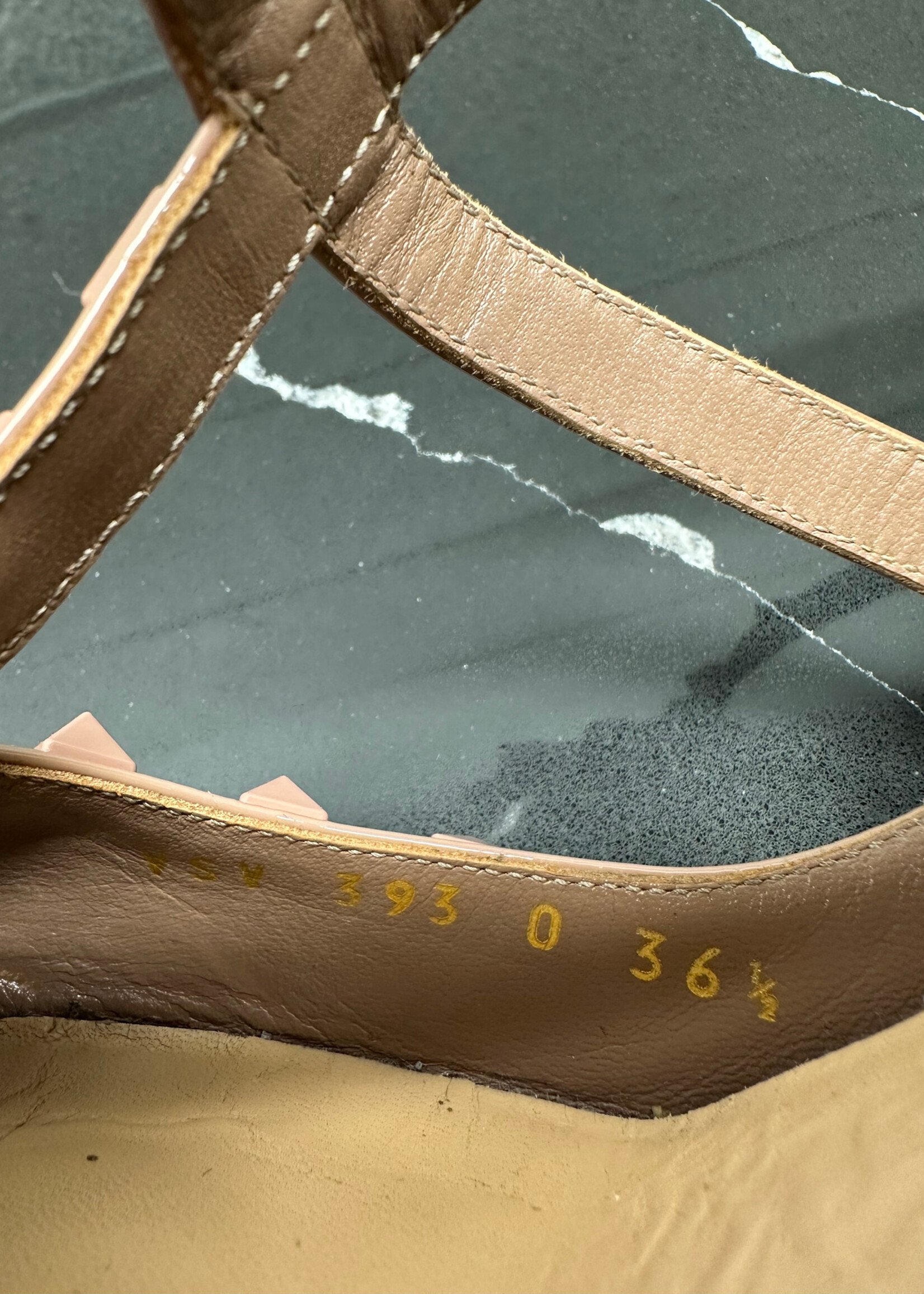 Valentino Soft Pink Rockstud Heels 36.5/6.5 AS IS