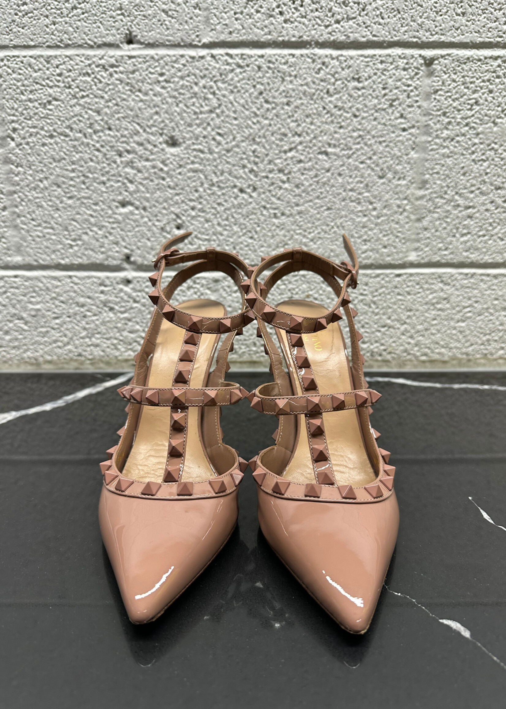 Valentino Soft Pink Rockstud Heels 36.5/6.5 AS IS
