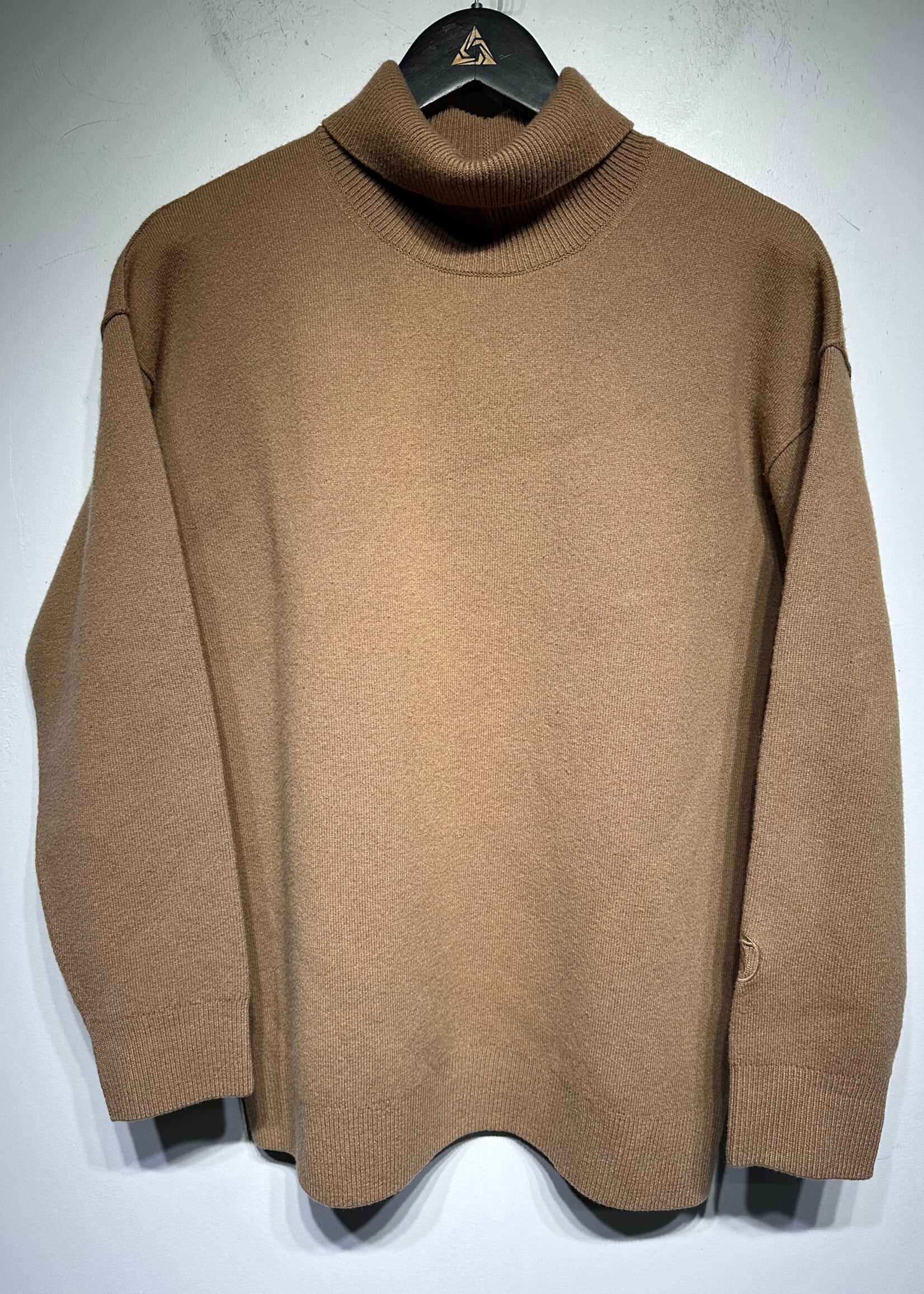Burberry Beige Cashmere Mock Neck Sweater XS