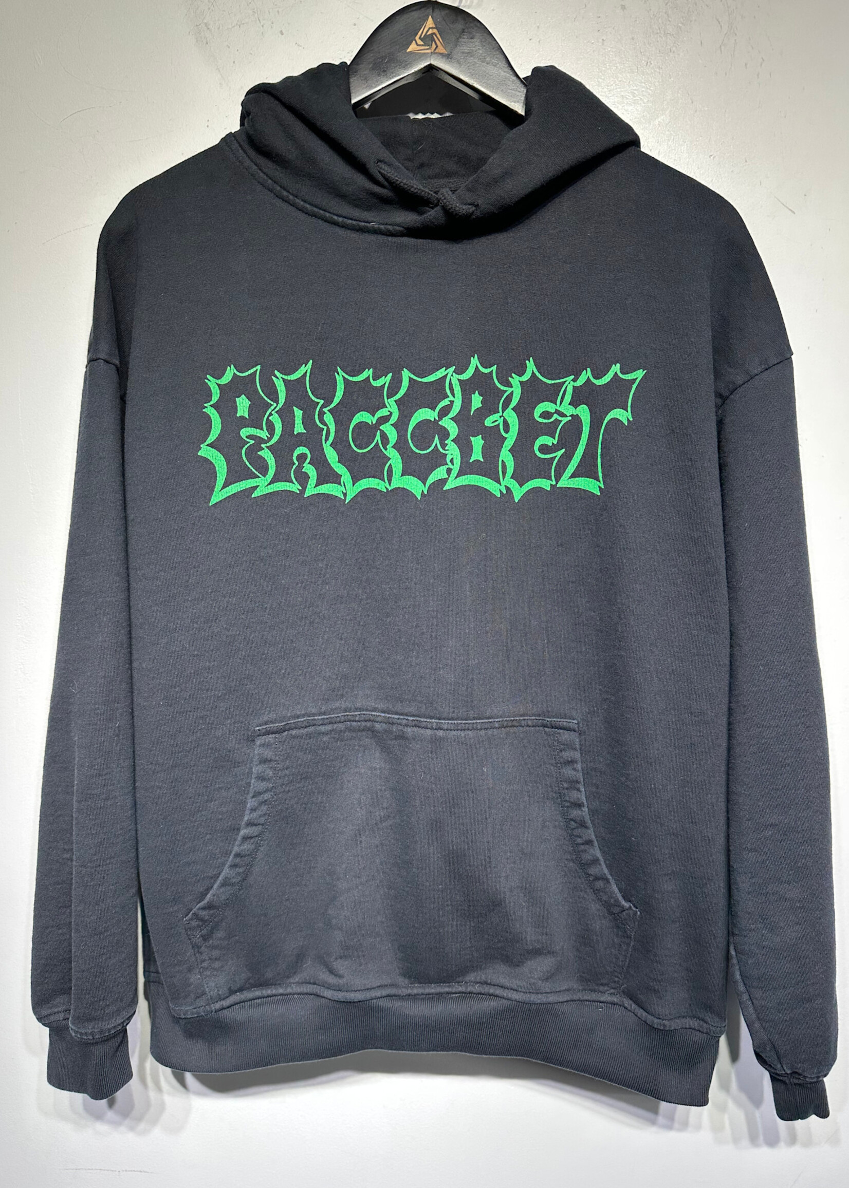 Paccbet Black and Green Sweatshirt M Masc