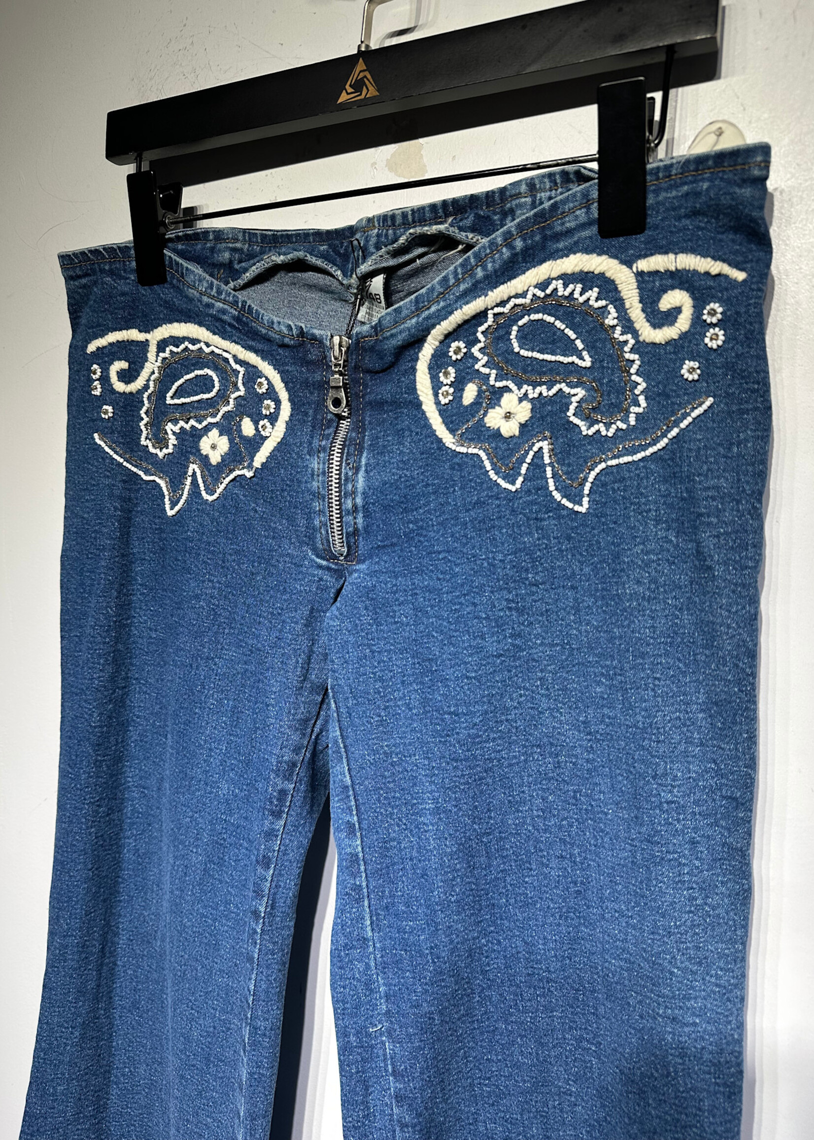 DS Embrujo Low Rise Embellished Jeans Fem 30-32