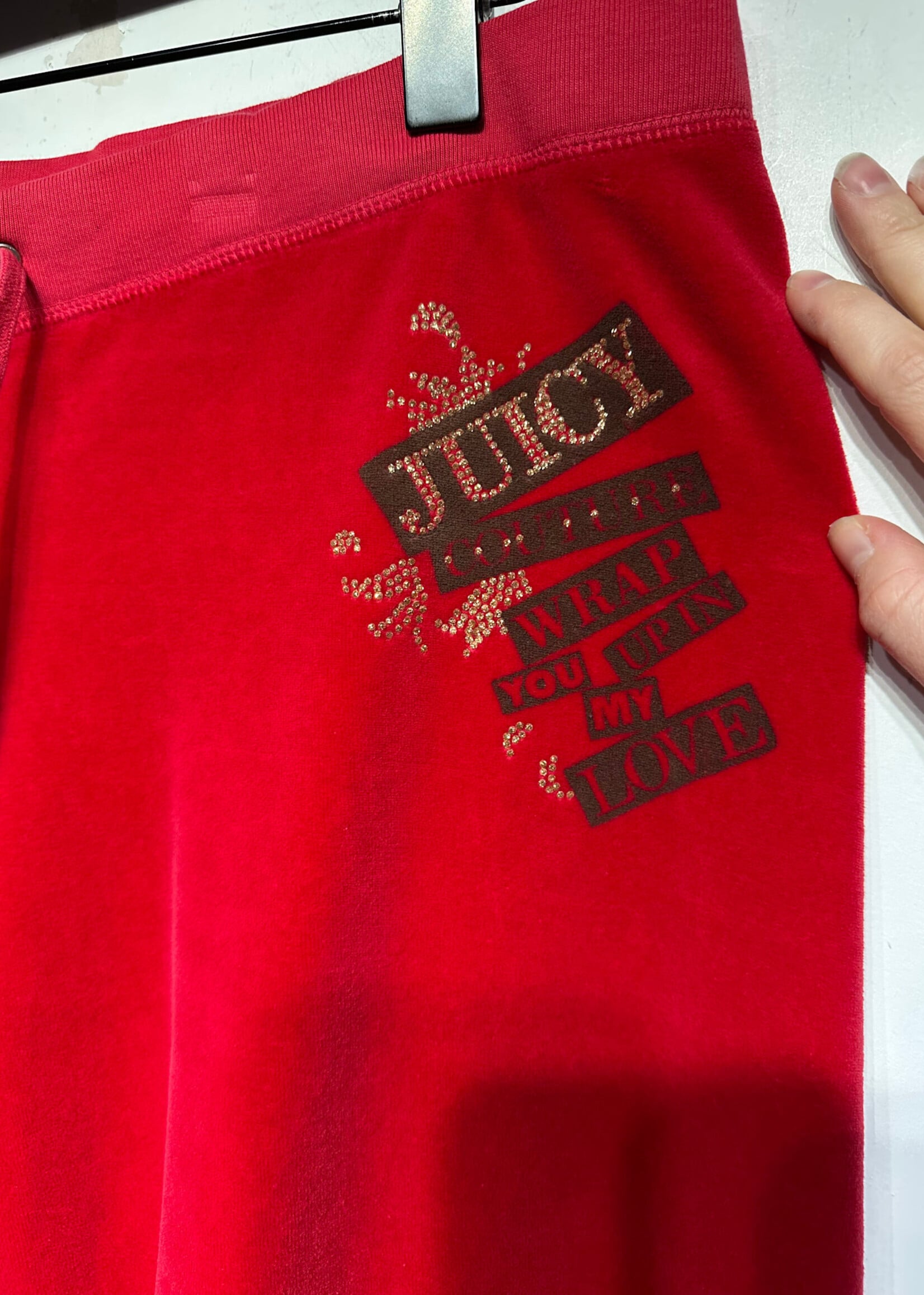 Juicy Couture Red Velvet Two Pc Set XL