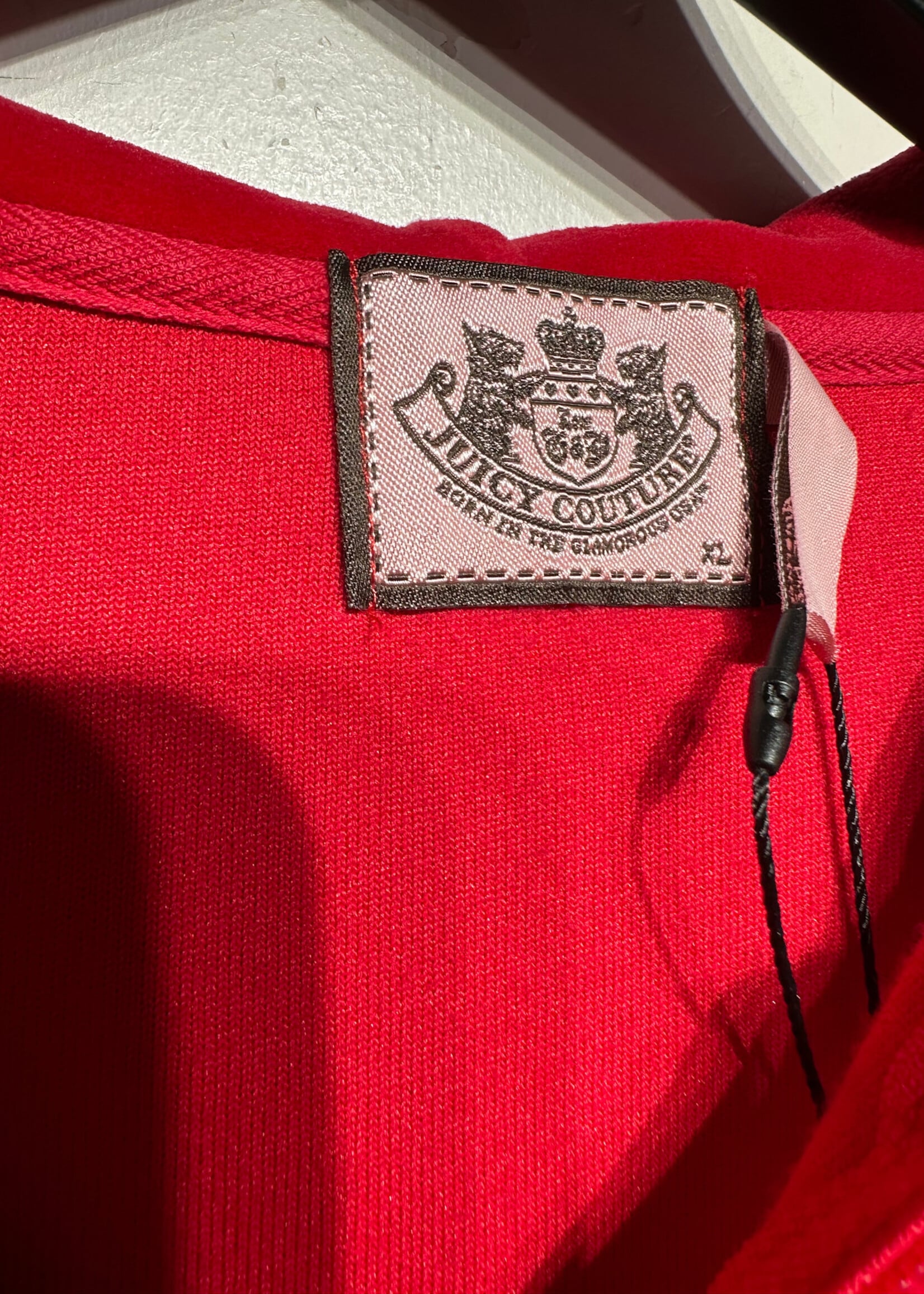 Juicy Couture Red Velvet Two Pc Set XL
