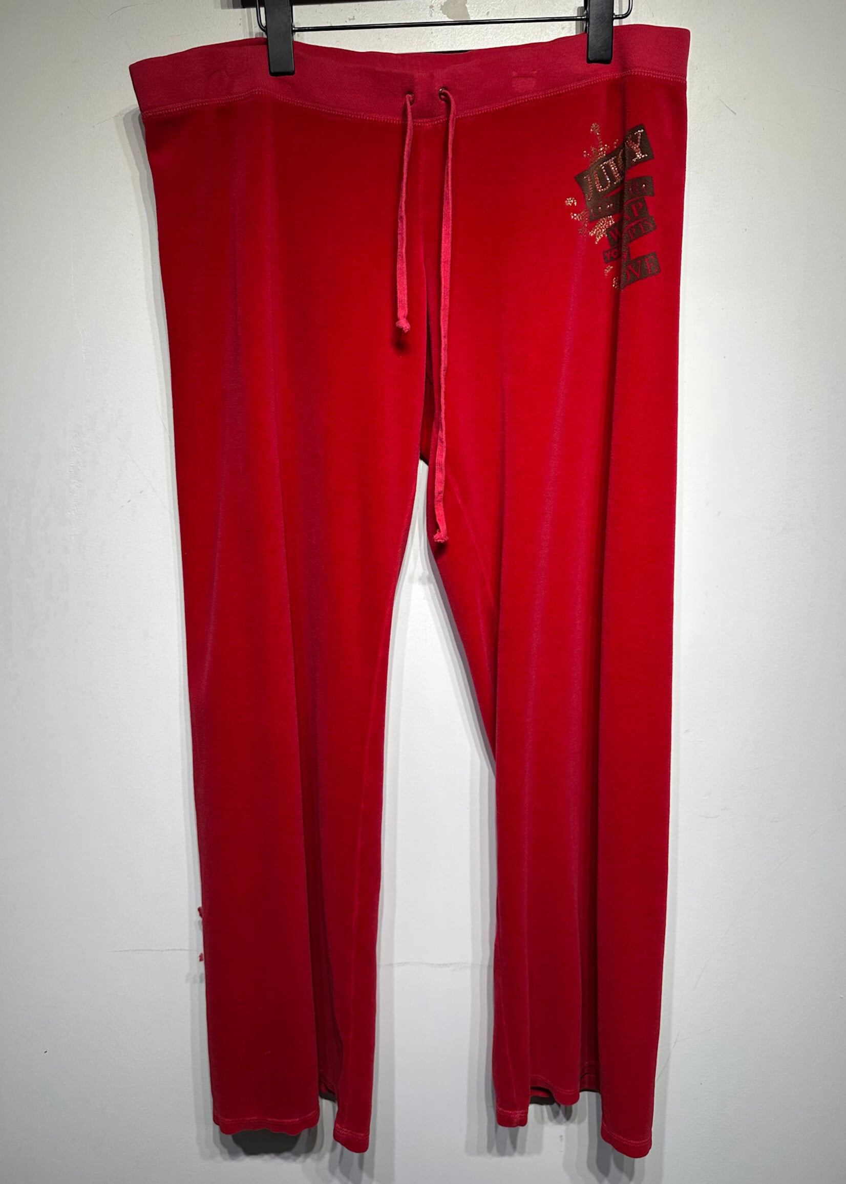 Juicy Couture Red Velvet Two Pc Set XL