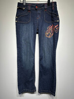 Apple Bottom Y2K Dark Wash Red Apple Jeans 28" x 28"