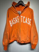 Basketcase Orange Logo Crop Hoodie XXL