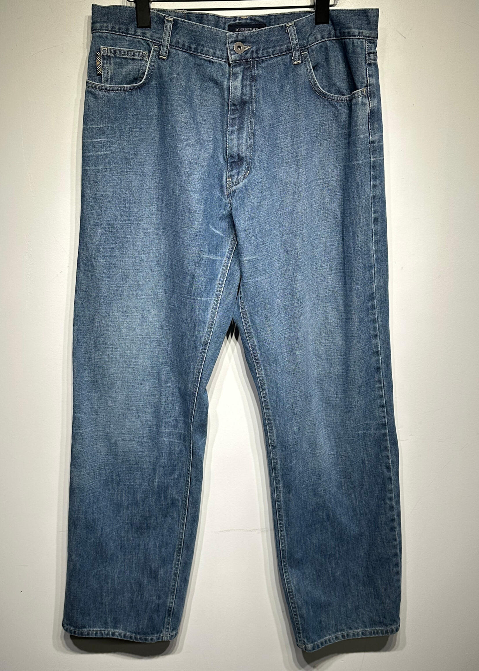 Burberry Light Wash Relax Fit Jeans Masc 36