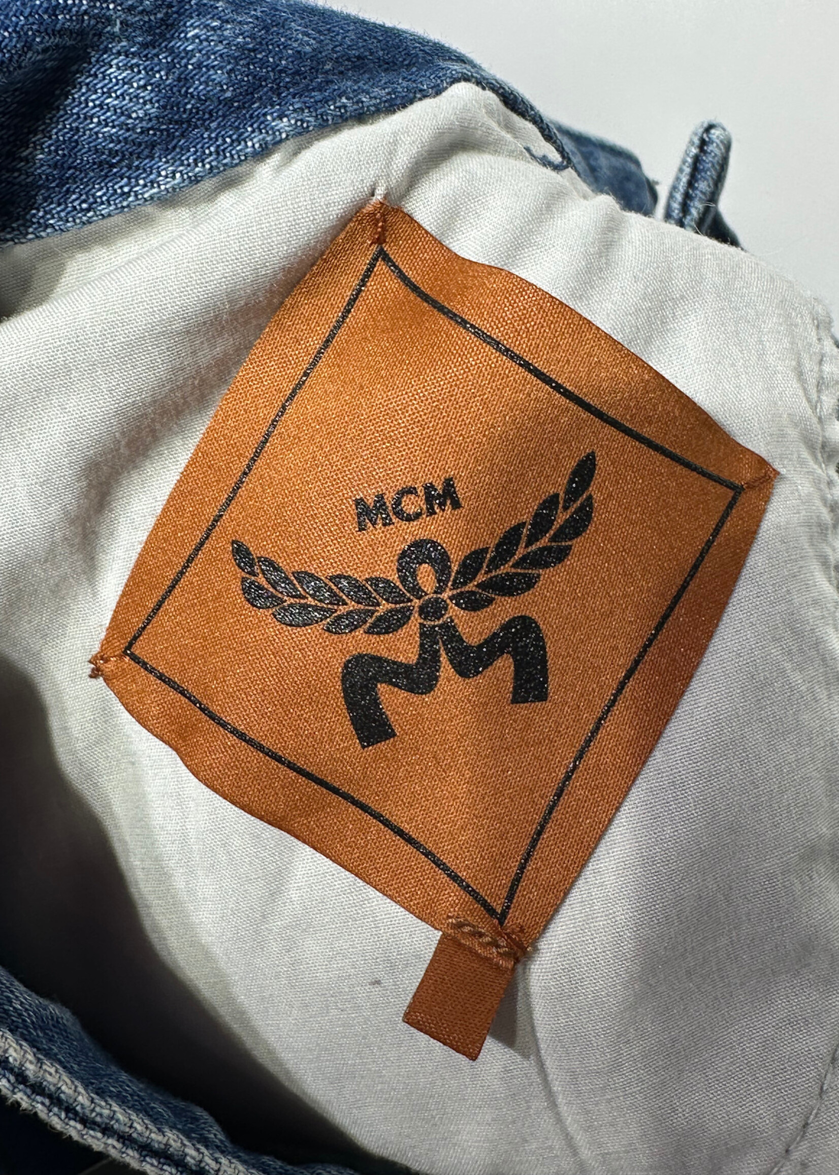 MCM Monogram Jacquard Double Knee Short Masc 36