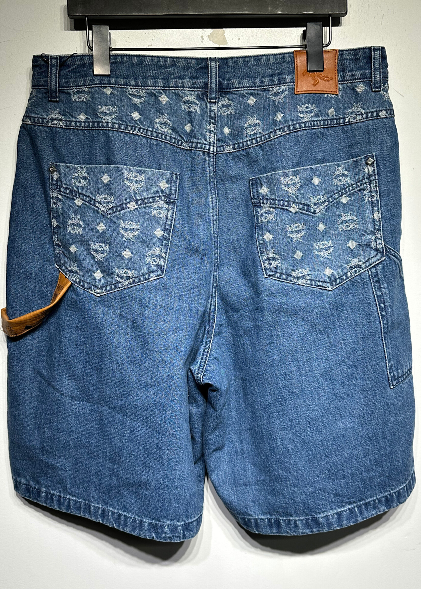 MCM Monogram Jacquard Double Knee Short Masc 36