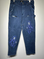 Warren Lotas Navy Blue Carpenter Pant Masc 32
