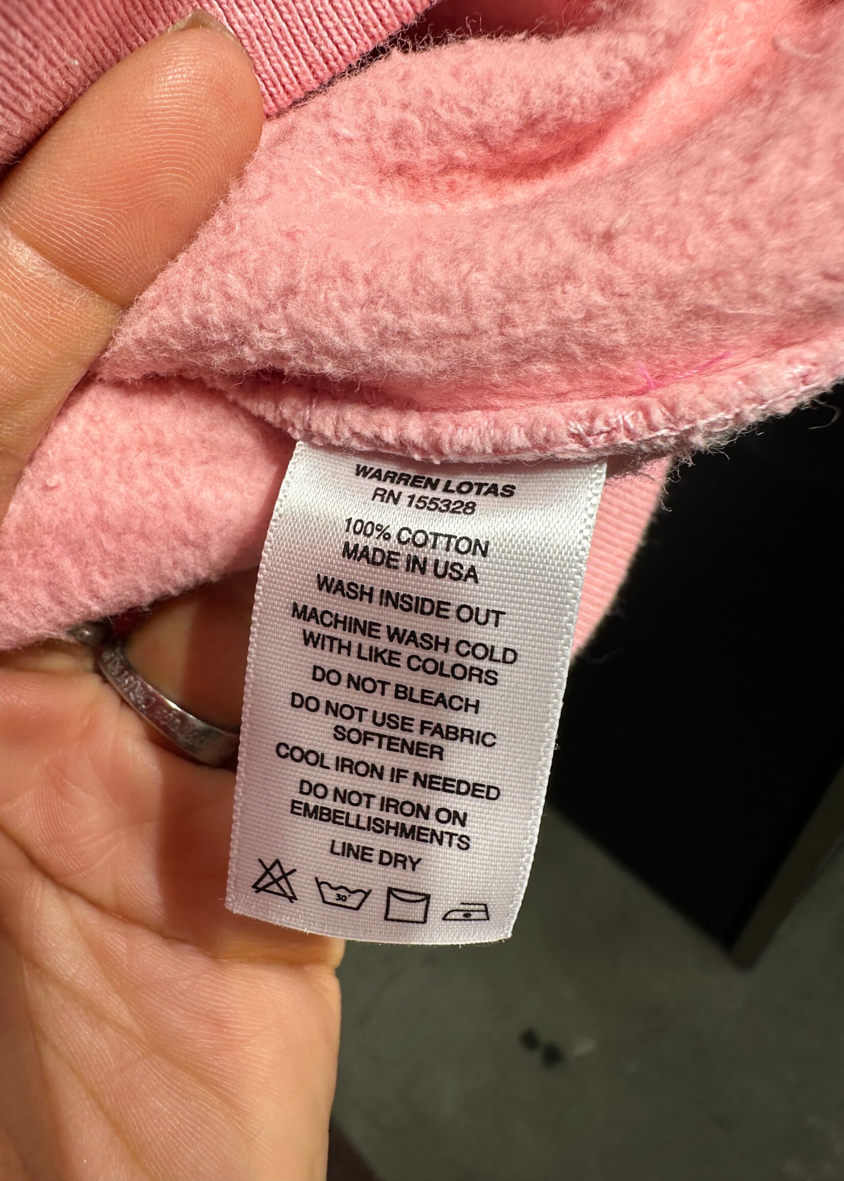 Warren Lotas LV Is A Mirage Hoodie S