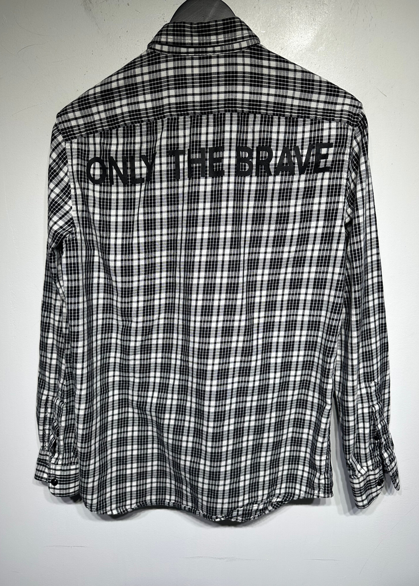 Diesel Only The Brave White Flannel M