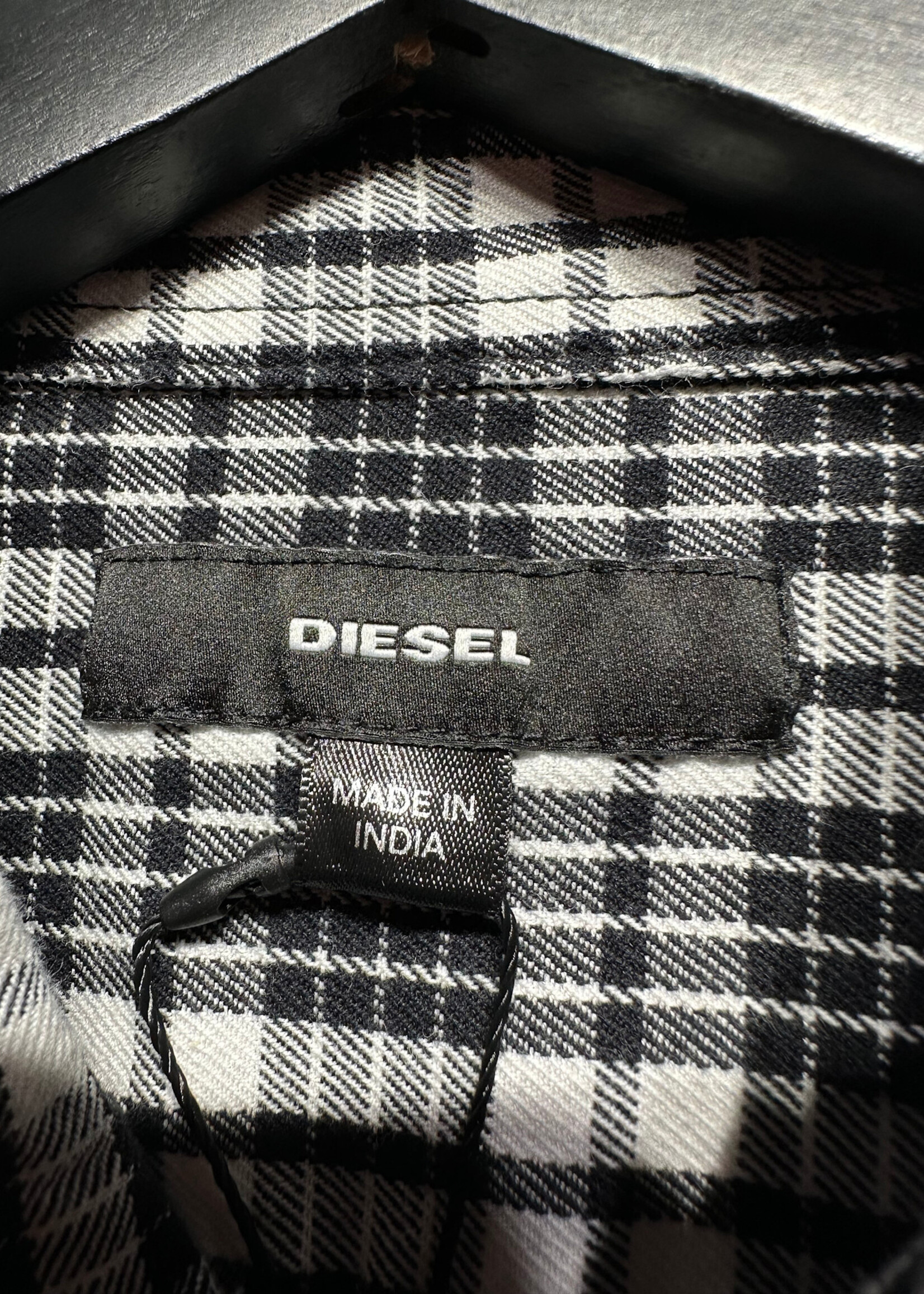 Diesel Only The Brave White Flannel M