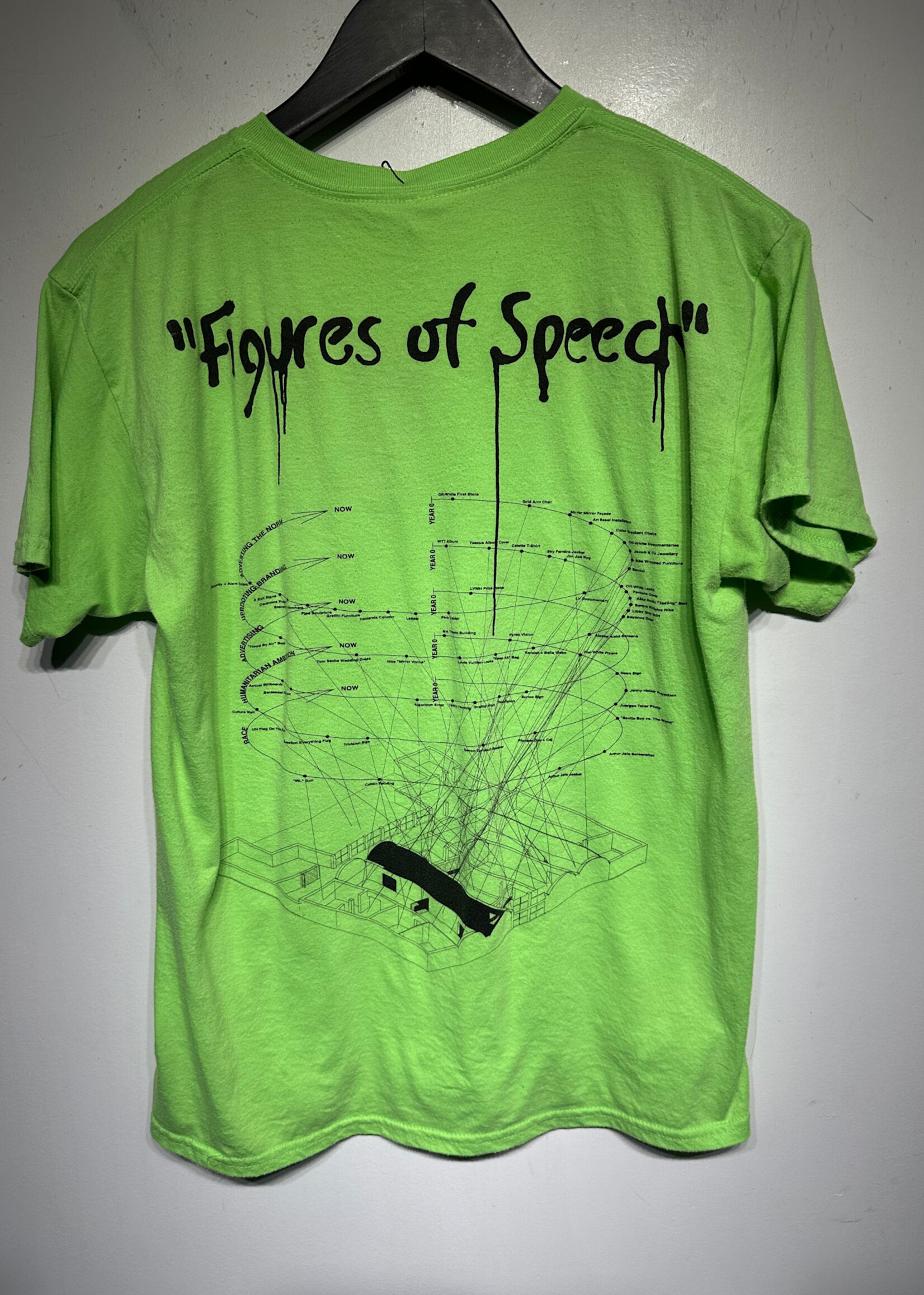 Virgil Abloh/Off White Green Figures Of Speech Tee Masc M