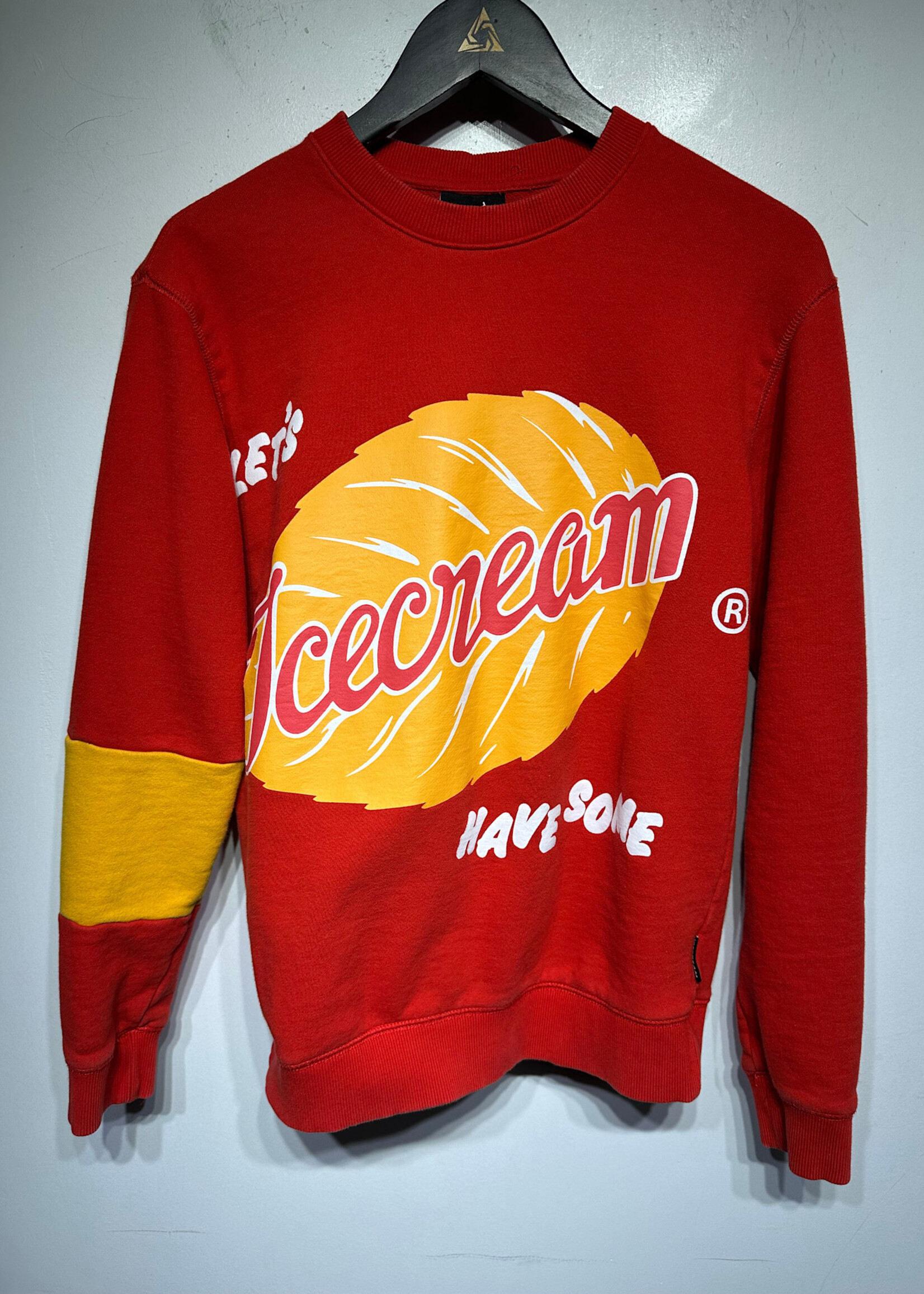 Ice Cream Red Leaf Logo Sweatshirt Masc S
