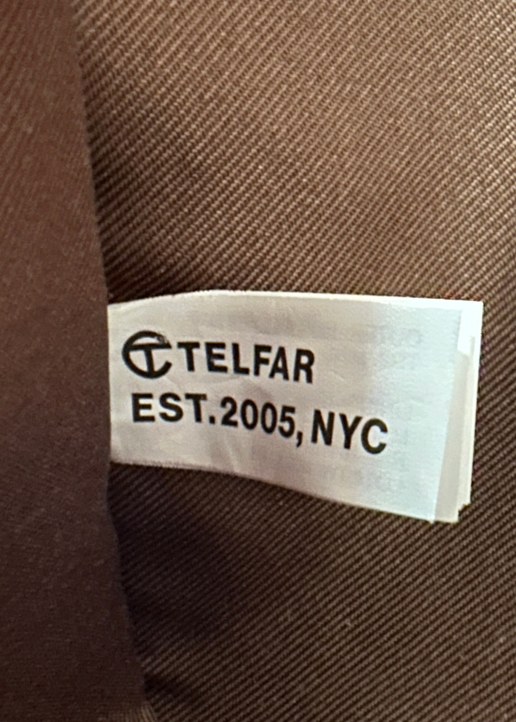 Telfar Jacquard Brown Medium Shopper