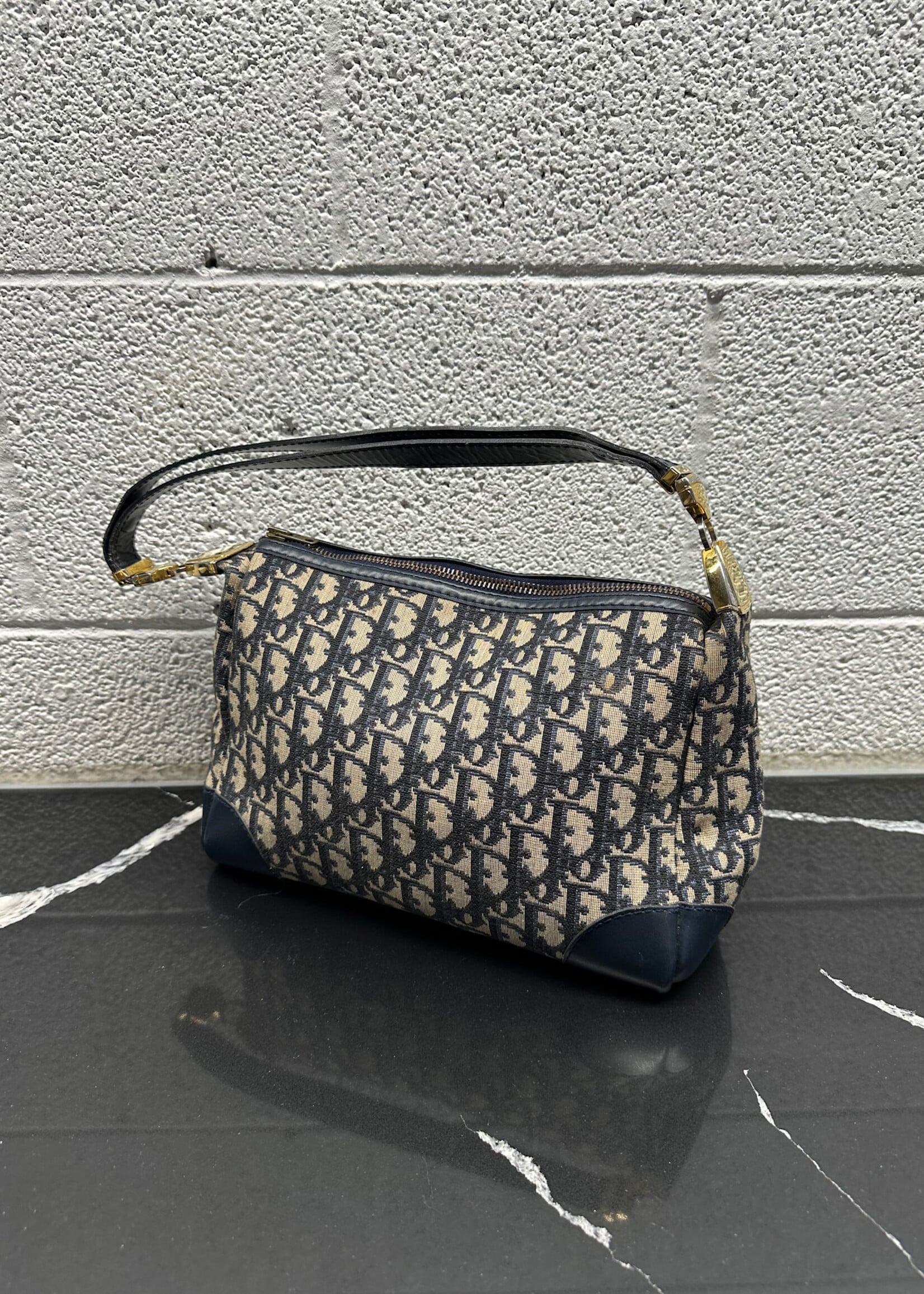 Dior Vintage Trotter Monogram Bag