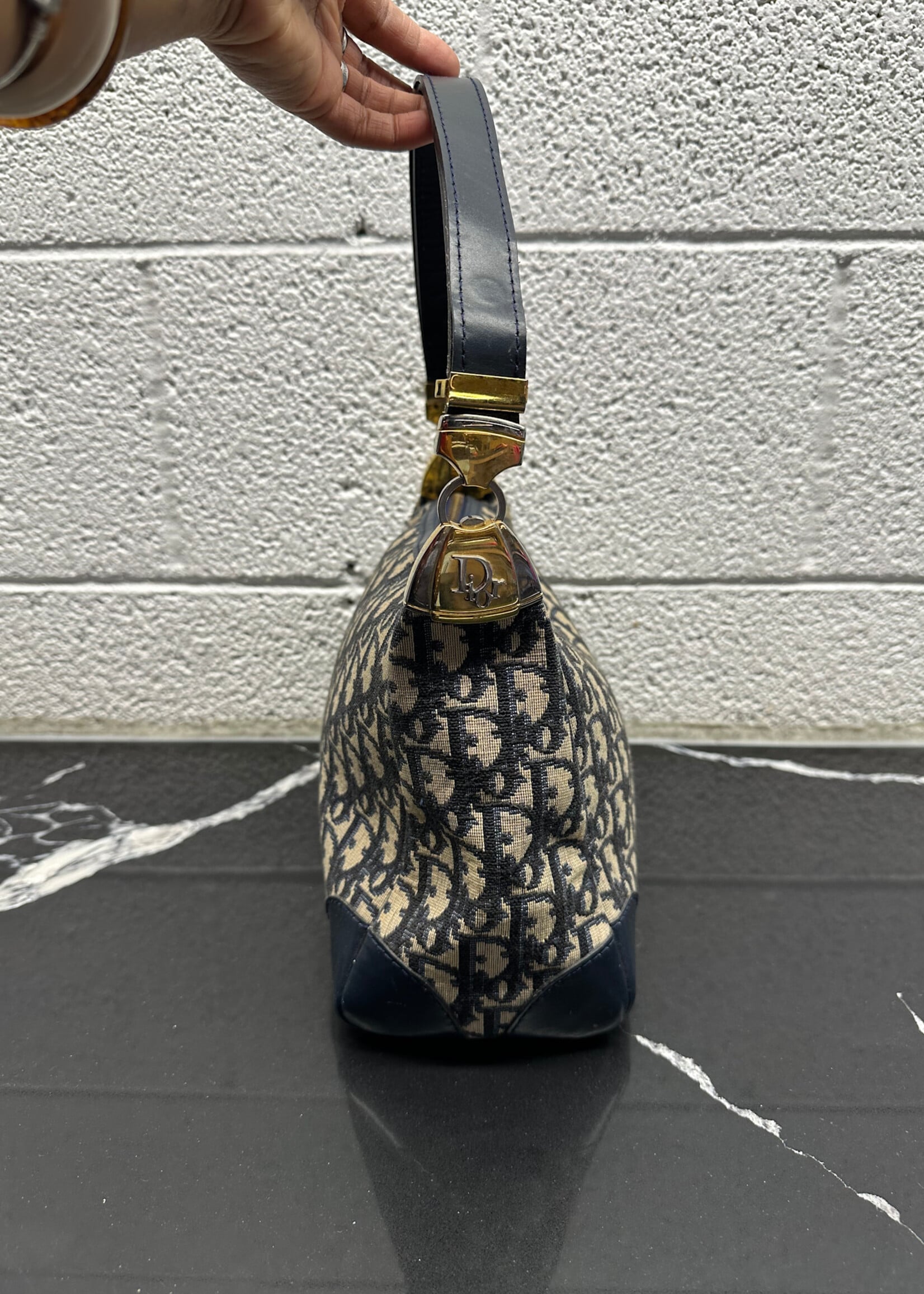 Dior Vintage Trotter Monogram Bag