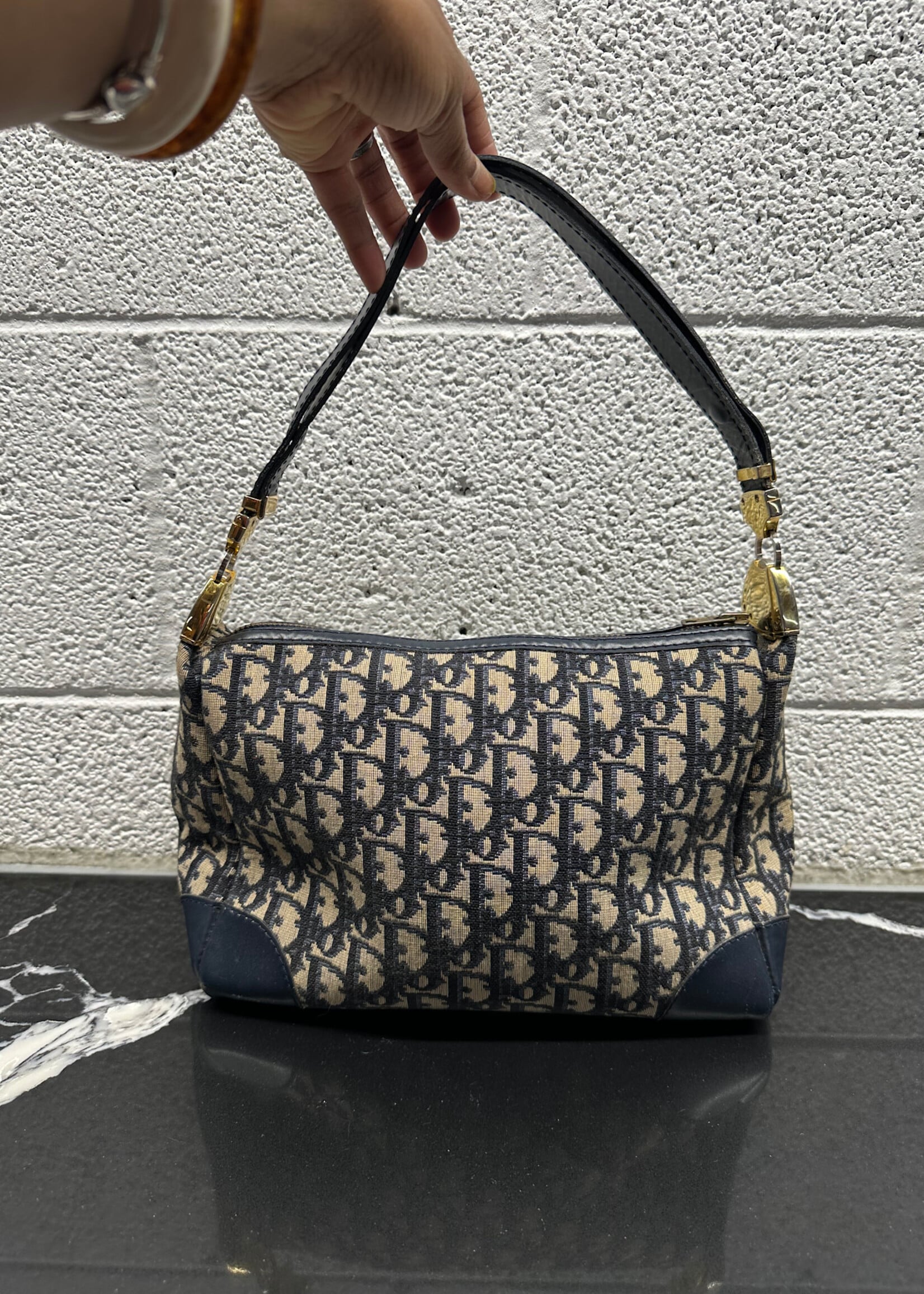 Dior Vintage Trotter Monogram Bag