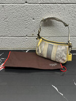 Coach Yellow Trim Y2K Shoulder Bag