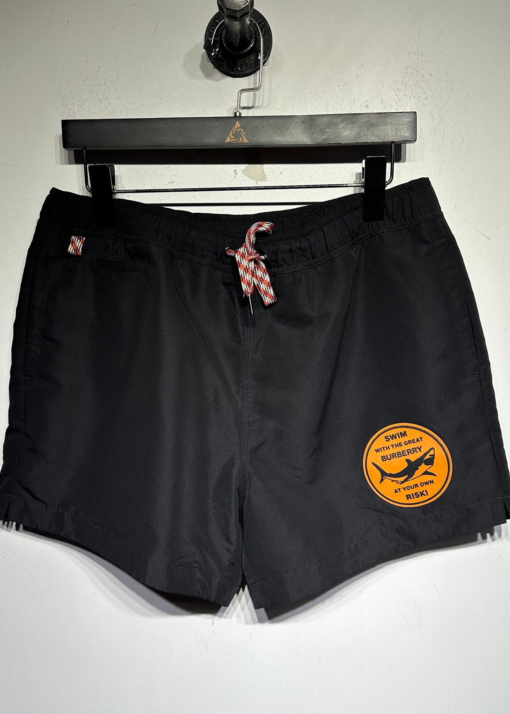 Burberry Black Shark Patch Swim Shorts M/Masc 32