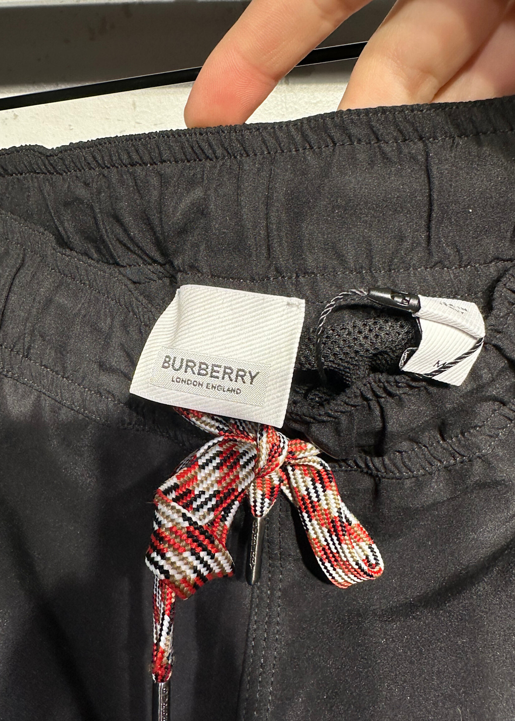 Burberry Black Shark Patch Swim Shorts M/Masc 32
