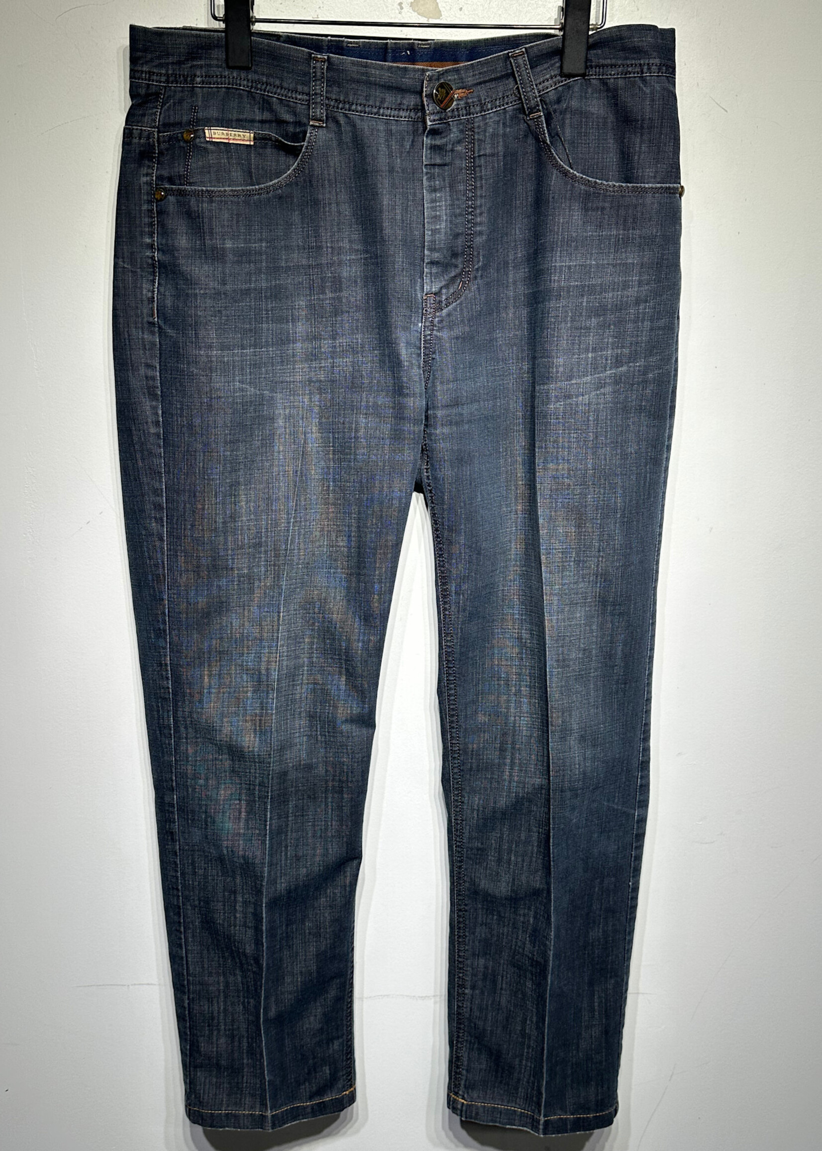 Burberry Dark Wash Whiskered Denim Masc 34" AS IS