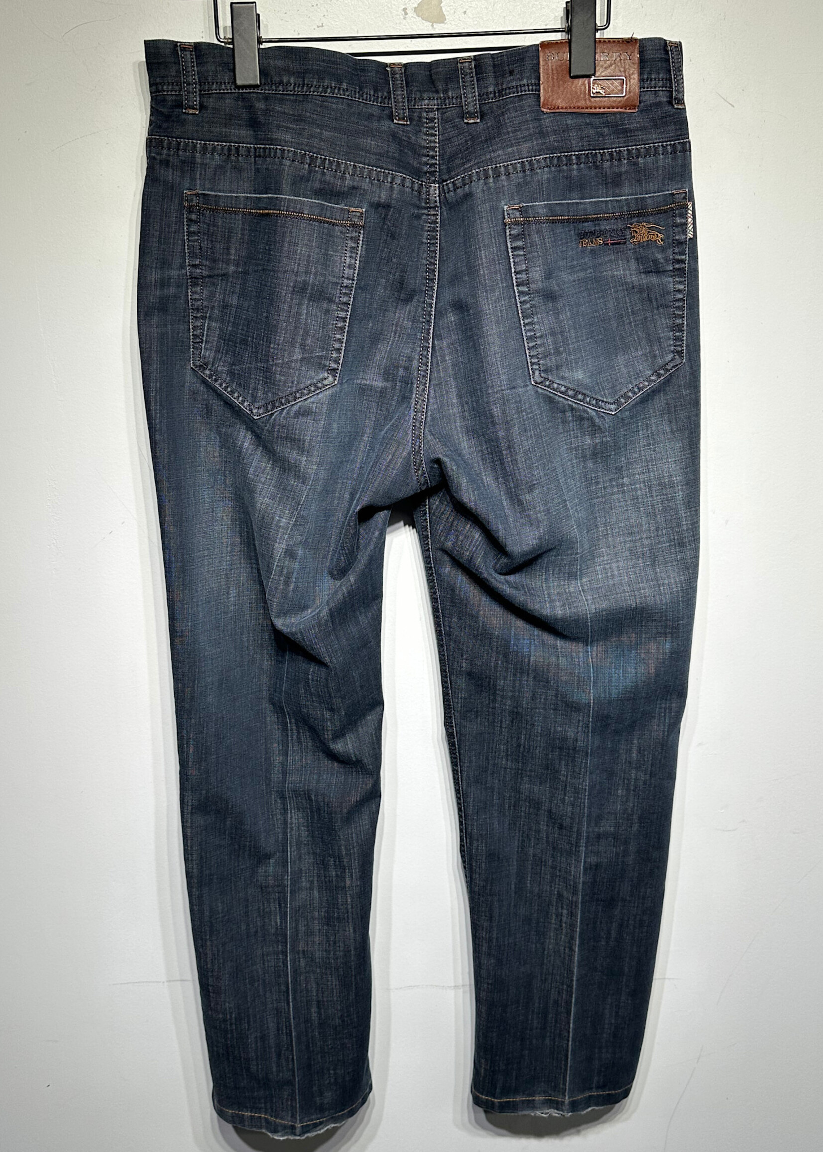 Burberry Dark Wash Whiskered Denim Masc 34" AS IS