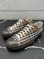 Burberry Brown Plaid Sneakers 42/9