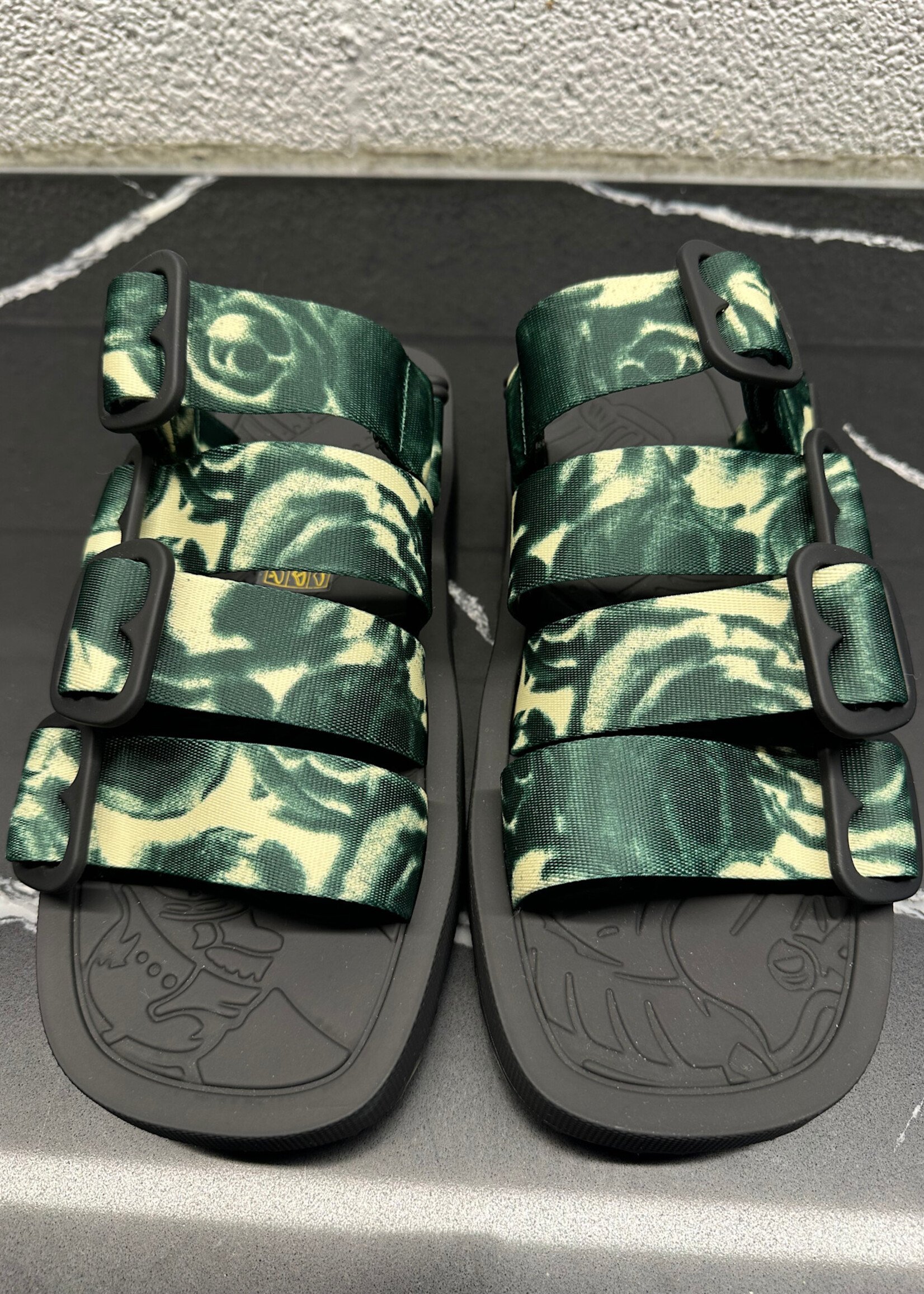 Burberry Black Green Sandals 42/9