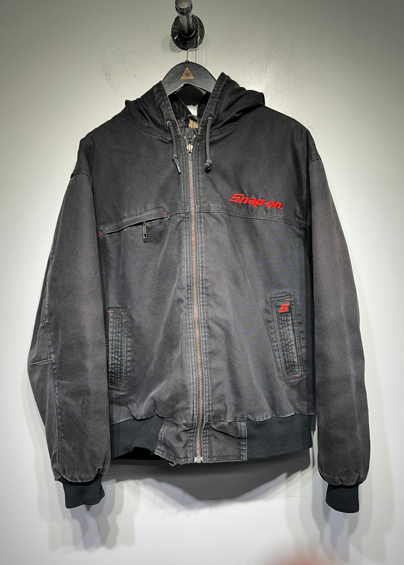 Snap On Black Work Jacket XL As Is