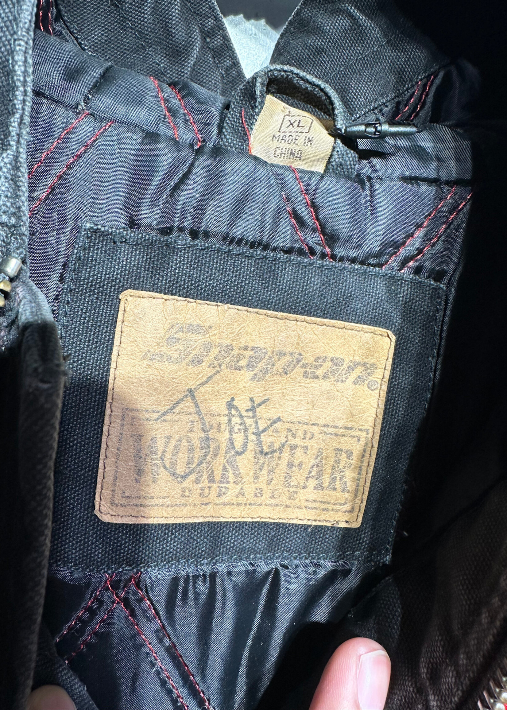 Snap On Black Work Jacket XL As Is