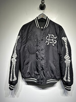 Smoke Rise Skeleton Bomber Jacket L