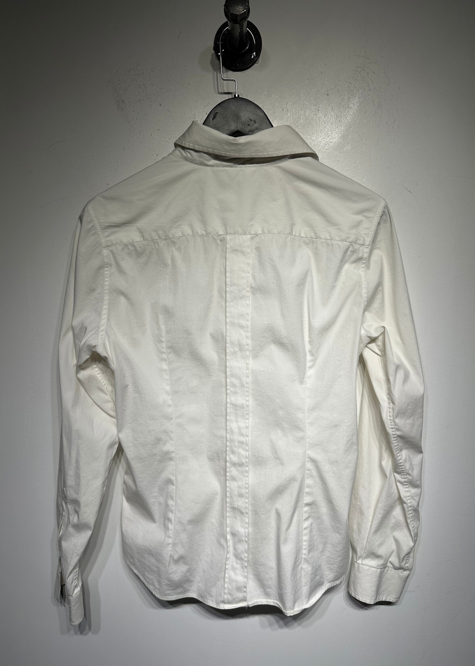 Dolce & Gabbana White B/U Blouse 46/Fem M