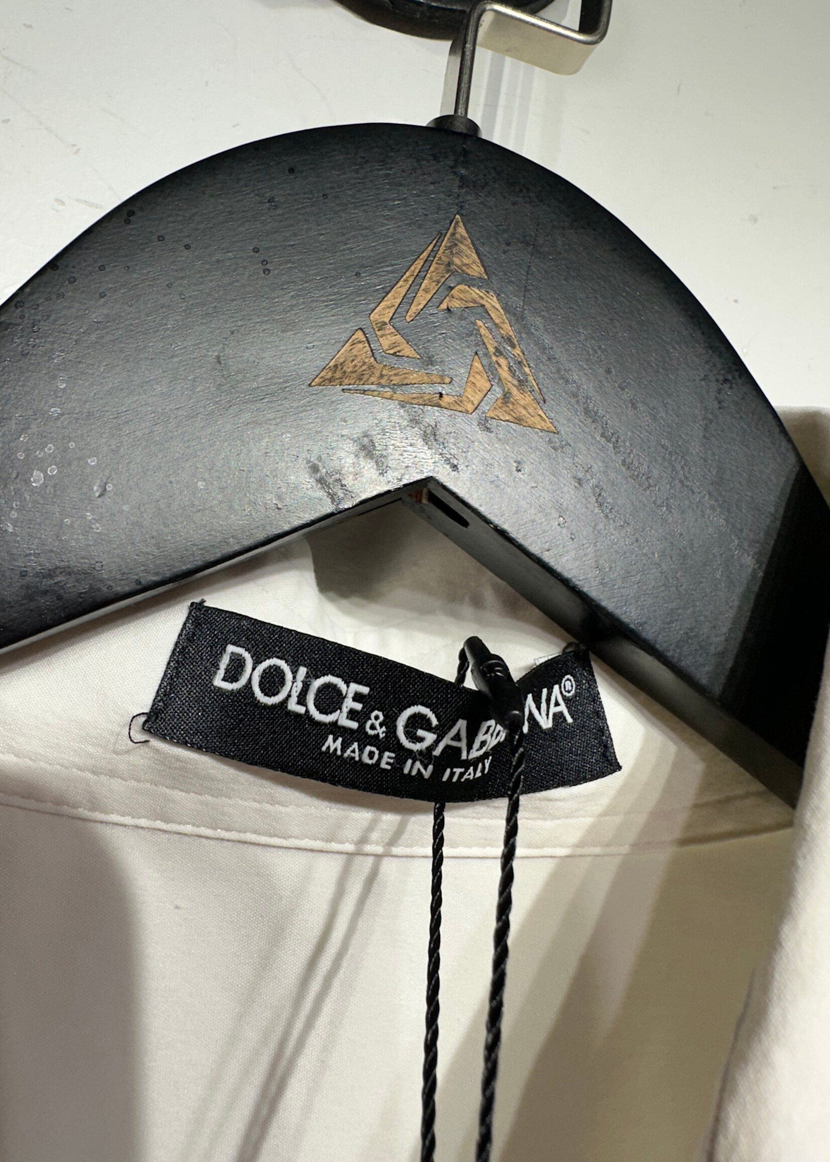 Dolce & Gabbana White B/U Blouse 46/Fem M