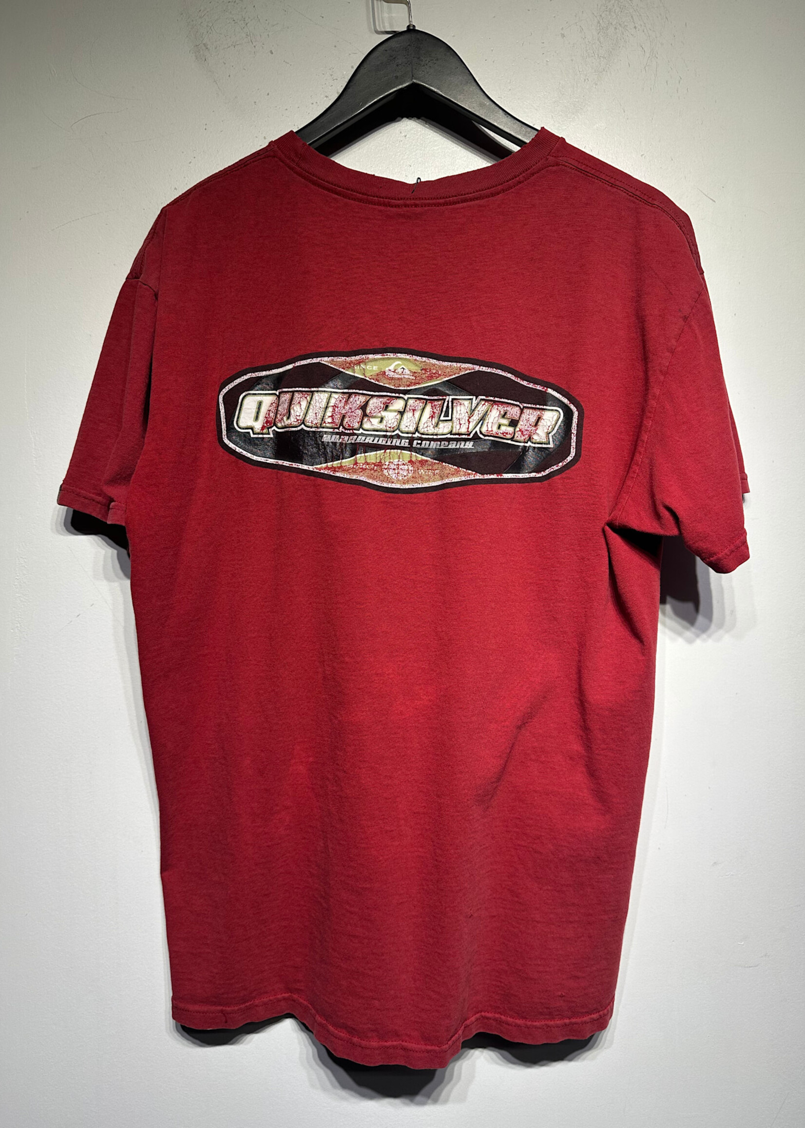 Quiksilver Vintage Red Logo Tee XL