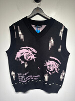 NWT Taka Original Black Knit Vest L