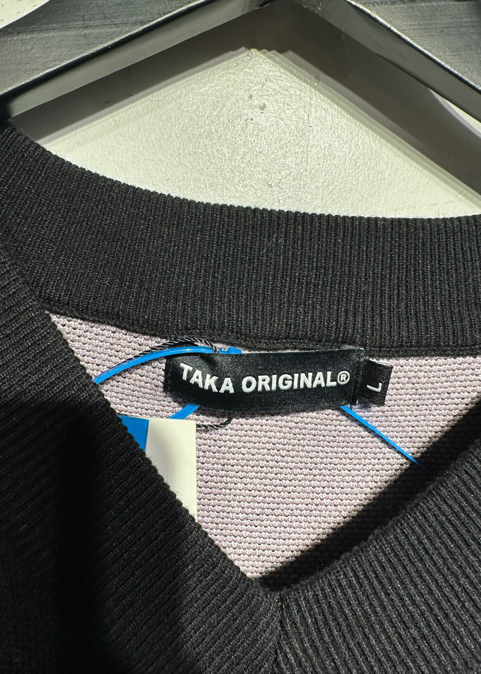 NWT Taka Original Black Knit Vest L
