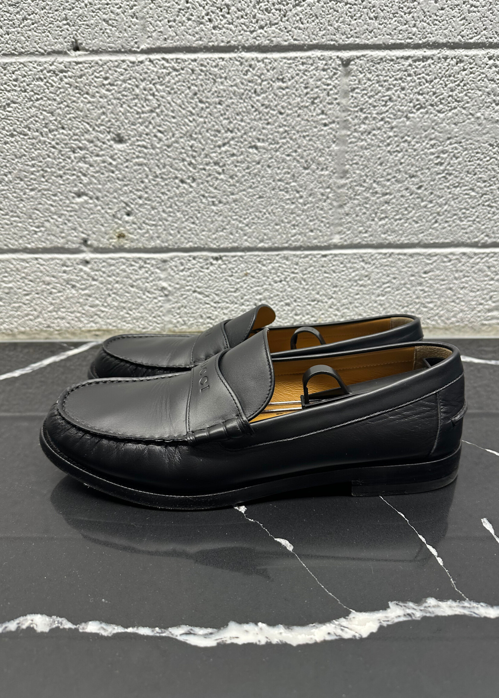 Gucci Black Logo Loafer Fits Masc 11