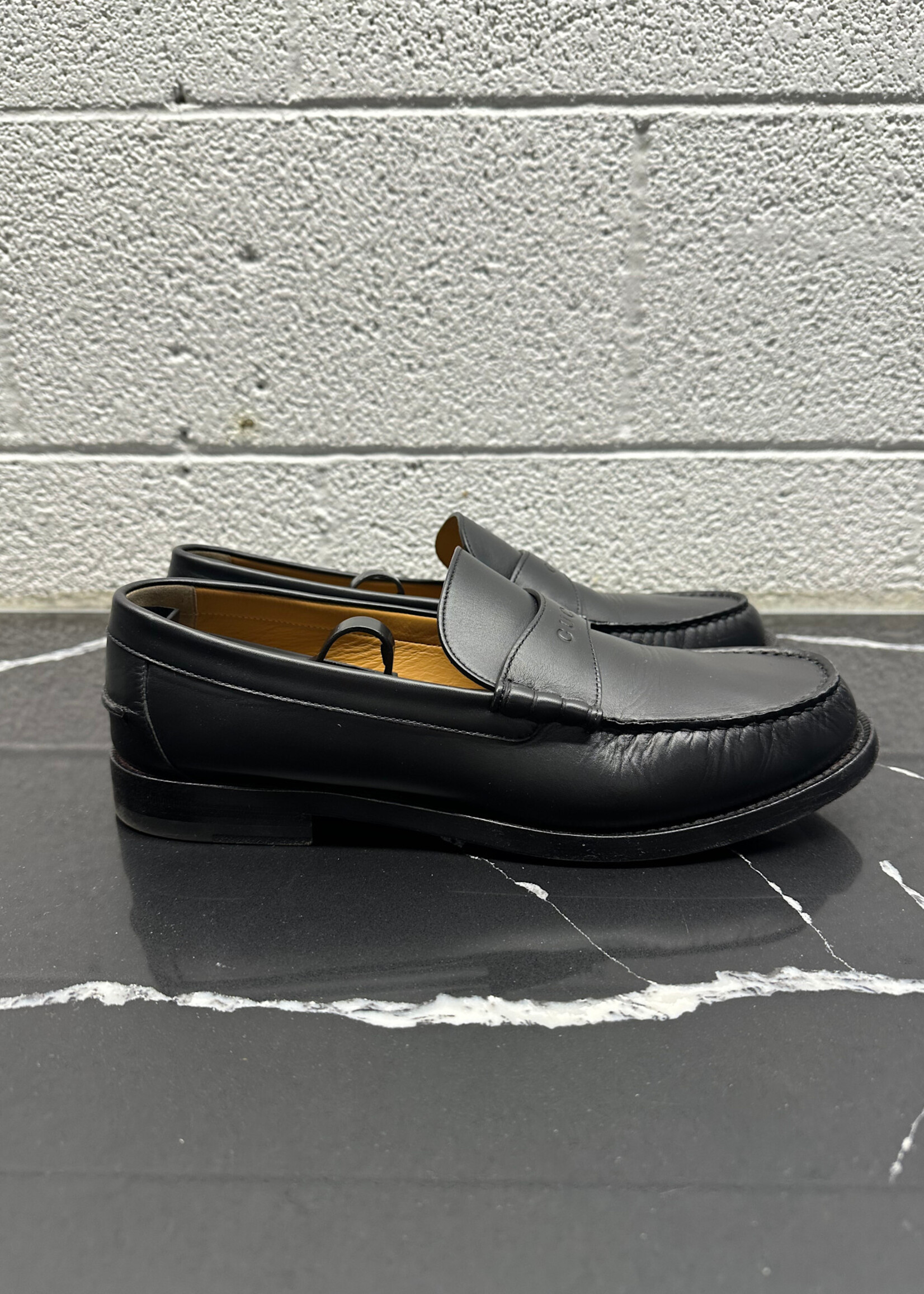 Gucci Black Logo Loafer Fits Masc 11