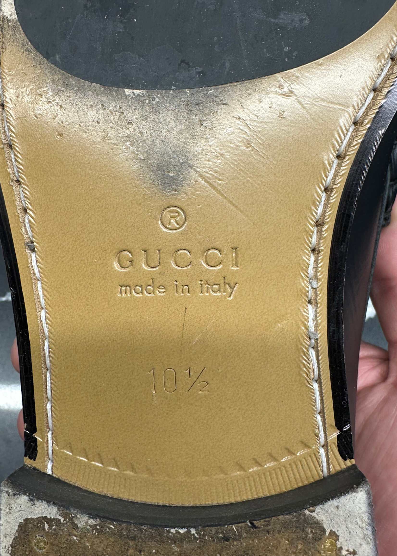 Gucci Black Logo Loafer Fits Masc 11