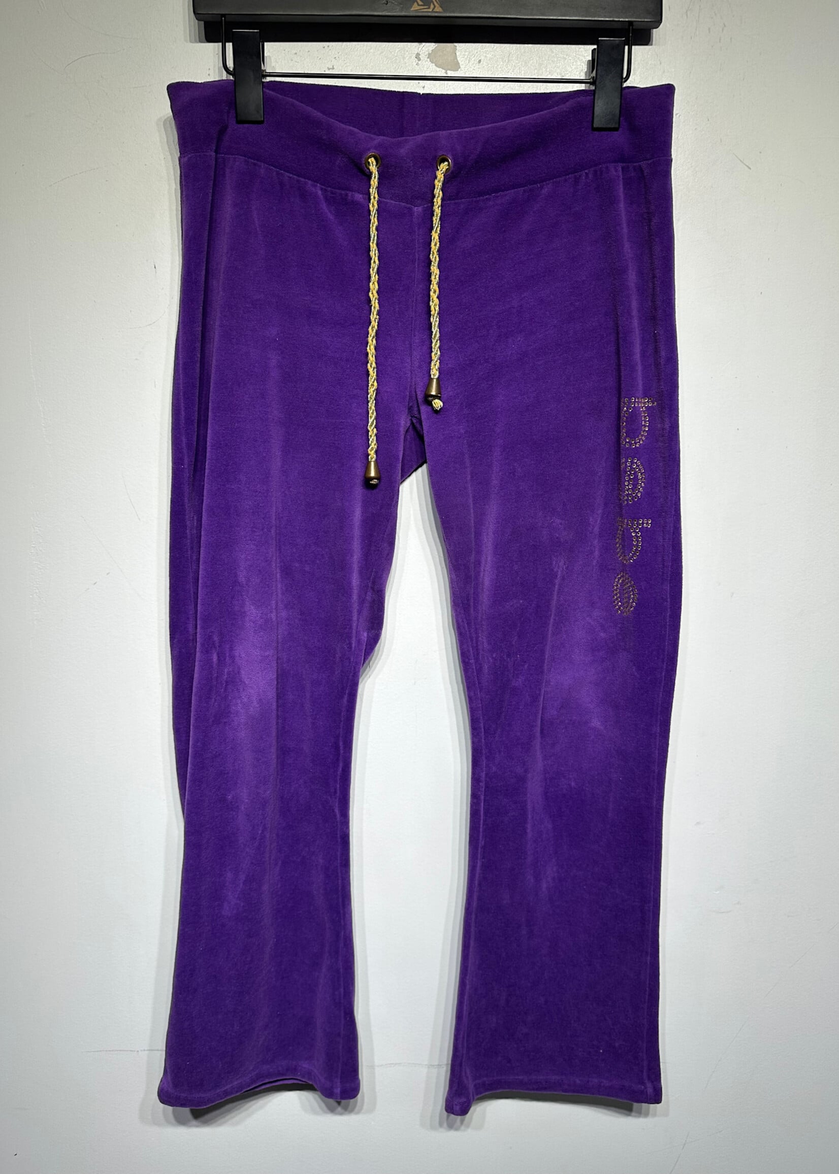 Bebe Purple Wing Track Pants 28