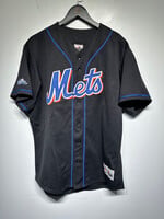Mets Piazza Black Jersey L