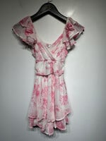 Altar'd State Pink Floral Romper XXS Fem